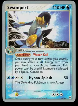 Pokemon Card - Swampert Ruby & Sapphire 13/109 Holo Rare - Image 1