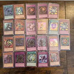 Yu-Gi-Oh Card Lot of 22; Magician Girl/ Time Wizard/ Elemental Hero Vintage (3) - Image 1