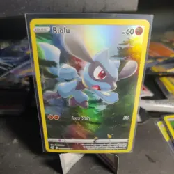 Pokemon TCG Riolu Crown Zenith Galarian Gallery Full Art Holo Card GG26/GG70 - Image 1