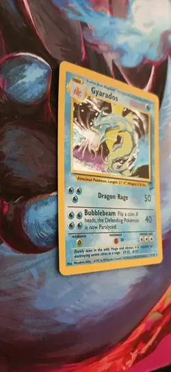 Pokemon Gyarados Holo Rare Card #007/130 Base Set 2 TCG 100 HP English - Image 3