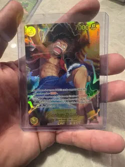 Bandai Monkey_D_Luffy OP15-119 7000 Power Holo One Piece CCG Character Card - Image 1