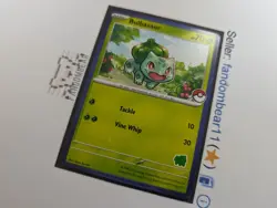 2023 Bulbasaur MY FIRST BATTLE STAMP PROMO card BLUE BORDER Pokemon TCG LP - Image 4