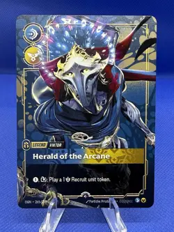 Riftbound METAL Card - Viktor Herald Of The Arcane - Prize Wall Exclusive - Image 1