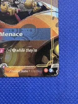 Riftbound METAL Card - Rumble Mechanized Menace - Prize Wall Exclusive - Image 3
