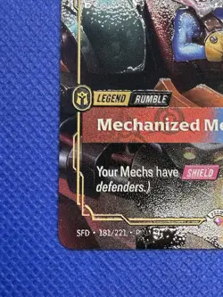 Riftbound METAL Card - Rumble Mechanized Menace - Prize Wall Exclusive - Image 4
