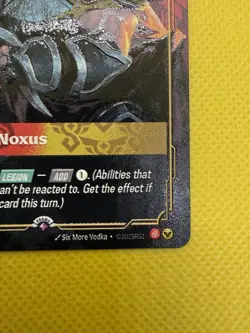 Riftbound METAL Card – Darius Hand Of Noxus- Prize Wall Exclusive - Image 4