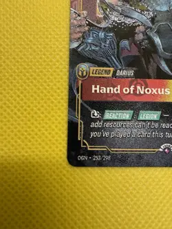 Riftbound METAL Card – Darius Hand Of Noxus- Prize Wall Exclusive - Image 5