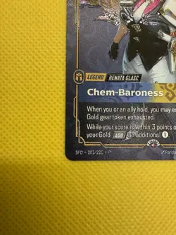 Riftbound METAL Card - Renata Glasc Chem-Baroness - Prize Wall Exclusive - Image 5