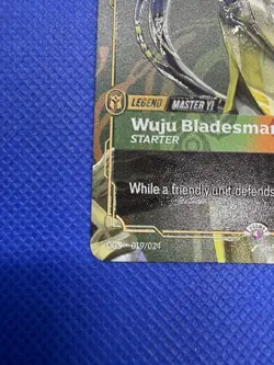 Riftbound METAL Card – Master Yi Wuju Bladesman - Prize Wall Exclusive - Image 4