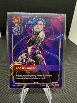 Riftbound METAL Card - Jinx Loose Cannon - Prize Wall Exclusive - Image 1