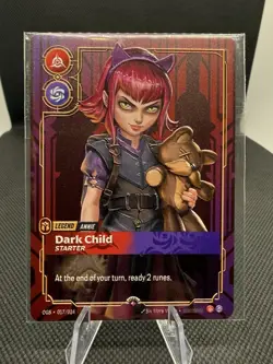 Riftbound METAL Card - Annie Dark Child - Prize Wall Exclusive - Image 1
