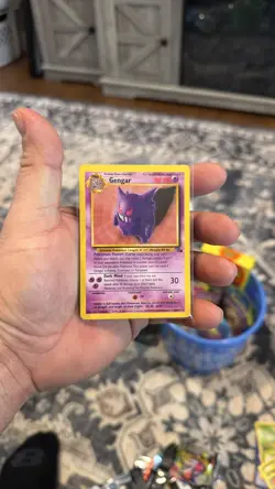 Gengar 20/62 Fossil Pokemon TCG Non-Holo WOTC 1999 Card - Image 1