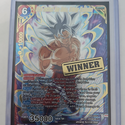 Bandai Dragon Ball Super Card Game Ultra Instinct Son Goku DBS-BT9-70 Winner - Image 1