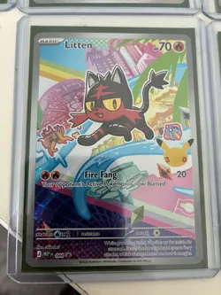 Pokemon Cards Litten 044 Lapras 022 Skarmory 055 Naveen 112 Probopass 096 - Image 1