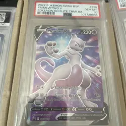 Pokemon Mewtwo V SWSH229 Promo Holo SWSH Promo Cards PSA 10 English 2022 - Image 1