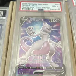 Pokemon Mewtwo V SWSH229 Promo Holo SWSH Promo Cards PSA 10 English 2022 - Image 2