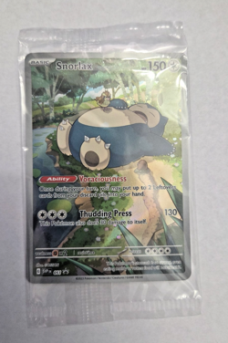 Pokemon 151 Snorlax 051 Sv: Scarlet & Violet Promo Cards Holo SEALED - Image 1