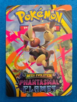 Mega Lopunny Trainer Tips Card Pokemon TCG: Phantasmal Flames - Build Battle Dec - Image 1