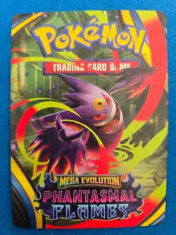 Phantasmal Flames Mega Gengar Trainer Tip Card - Build Battle Deck - Pokemon TCG - Image 1