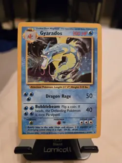 Gyarados Holo Pokemon Base Set #6 1999 Vintage Set Nintendo Trading Card Game! - Image 1