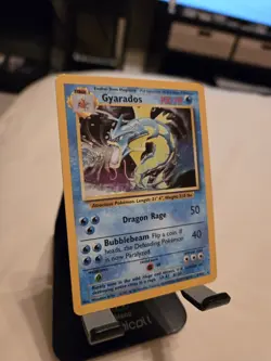 Gyarados Holo Pokemon Base Set #6 1999 Vintage Set Nintendo Trading Card Game! - Image 2