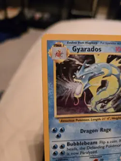 Gyarados Holo Pokemon Base Set #6 1999 Vintage Set Nintendo Trading Card Game! - Image 5