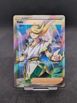 Pokemon Card Volo 196/196 Lost Origin Full Art Holo Rare NM/M - Image 1