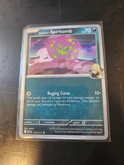 Pokemon Cynthia's Spiritomb 244/217 133/217 ASC CN Basic Holo Card Lot 2 - Image 2