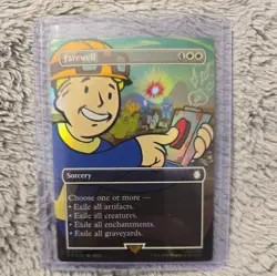 Magic The Gathering UNIVERSES BEYOND FALLOUT FOIL FAREWELL - Image 1
