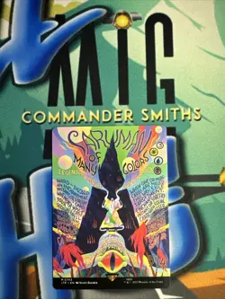 Saruman of Many Colors 🔥 Borderless Poster NonFOIL 🔥 MTG NM Showcase LOTR 0743 - Image 1