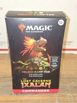 New & Sealed! The Lost Caverns of Ixalan Commander Deck - Veloci-Ramp-Tor MTG 195166230245 - Image 1