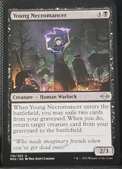 Young Necromancer 110/303 | MTG MH2 Modern Horizons 2 | Black Uncommon NM 2021 - Image 1