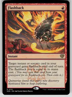 Flashback Rare Secrets of Strixhaven 115 MTG Near Mint 2026 - Image 1