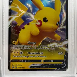2021 Pokemon SWSH Black Star Promo #061 - Pikachu V Box Promo - PSA 10 GEM MT - Image 3