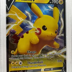 2021 Pokemon SWSH Black Star Promo #061 - Pikachu V Box Promo - PSA 10 GEM MT - Image 4