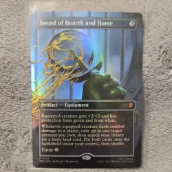 Magic: The Gathering Sword of Hearth and Home Foil Promo Equipment TMNT P0136 EN - Image 1