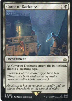 MTG: Assassin's Creed: Cover of Darkness: Lightly Played Condition - Image 1