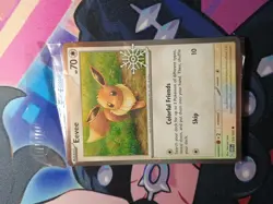 Pokemon Eevee Advent Holiday Calendar Promo Snowflake Stamped 133/165 Sealed - Image 1