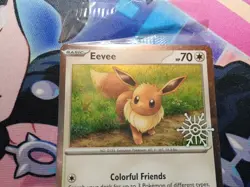 Pokemon Eevee Advent Holiday Calendar Promo Snowflake Stamped 133/165 Sealed - Image 2