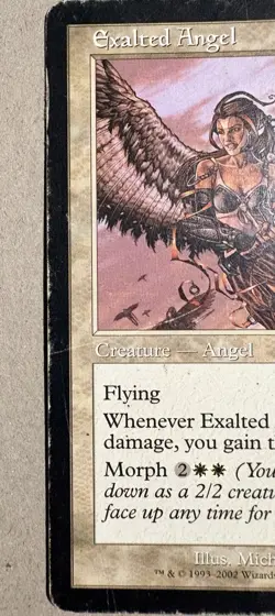 Magic The Gathering Exalted Angel Onslaught Regular Moderately Played - Image 2