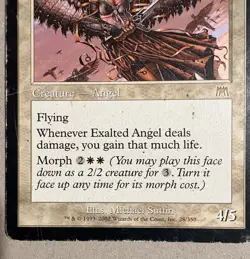 Magic The Gathering Exalted Angel Onslaught Regular Moderately Played - Image 4