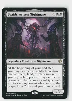 Braids, Arisen Nightmare R Dominaria United 84 NM - Image 1