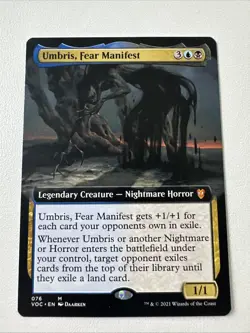 Umbris, Fear Manifest (Extended Art) Commander: Innistrad: Crimson Vow Regular - Image 1