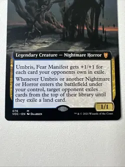 Umbris, Fear Manifest (Extended Art) Commander: Innistrad: Crimson Vow Regular - Image 4