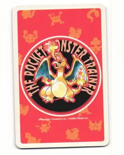 Tauros No. 128 10 Of Diamonds Pocket Monster Poker Card Pokemon Japanese LP - Image 2