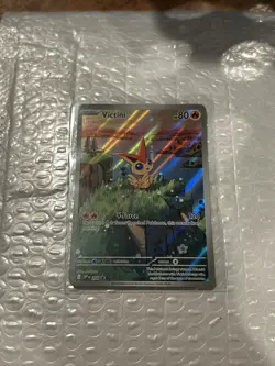 Pokemon TCG Victini Full Art Holo Black Star Promo Card 208 - Image 1