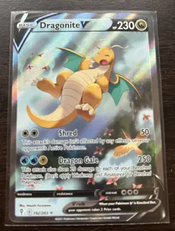 Pokemon Dragonite V Alternate Full Art Ultra Rare Holo 192/203 Evolving Skies - Image 1