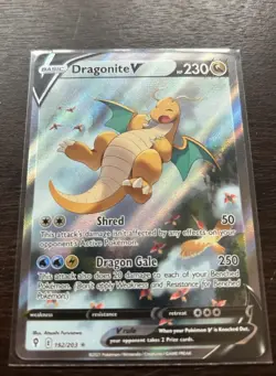 Pokemon Dragonite V Alternate Full Art Ultra Rare Holo 192/203 Evolving Skies - Image 5