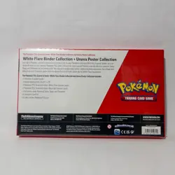 Pokemon White Flare Binder and Unova Poster Collection - Image 2