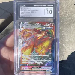 Blaziken VMAX CGC 10 Pokemon VMAX Climax 2021 020/184 Japanese Holo Card - Image 1